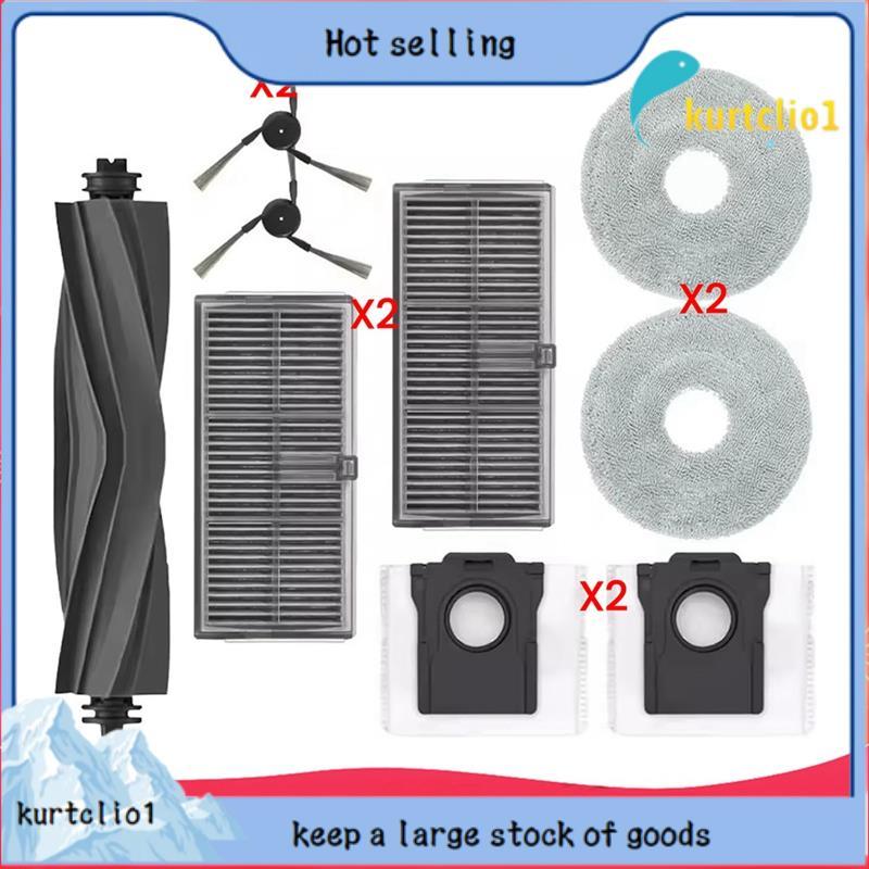 Acessórios De Substituição Para P50 Pro Ultra Principal Escova Lateral Filtros HEPA Mop Pads Sacos De Poeira
