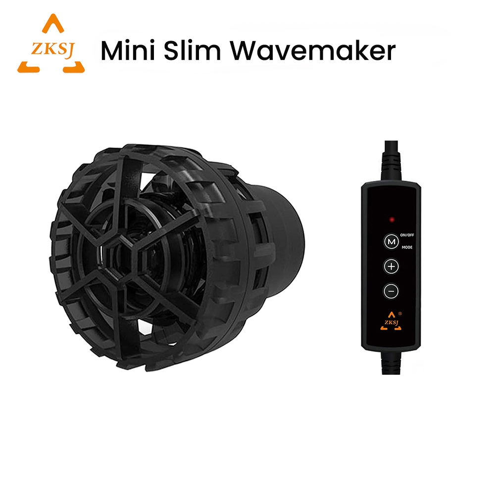ZKSJ Mini Slim 2000/3000 Controle Manual Ultra Quite 6 Modos Aquário Wavemaker Bomba De Circulação Para Tanque De