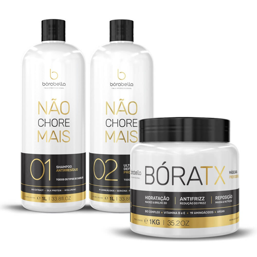 Borabella Kit Não Chore Mais 19 Aminoácidos + Boratx 1Kg