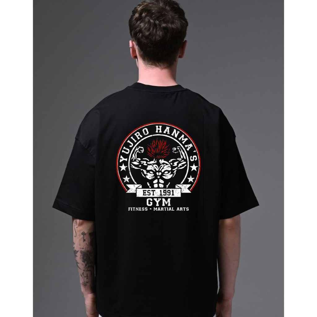Camiseta Camisa Baki Yujiro Hanma Gym Fighter