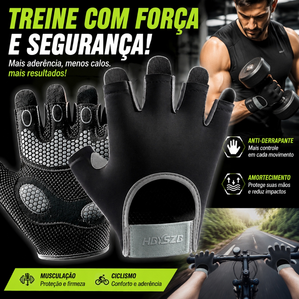 Unisex Half Finger Sports Gloves Gym Exercises With Wristband Fit Bodybuilding Adjustment