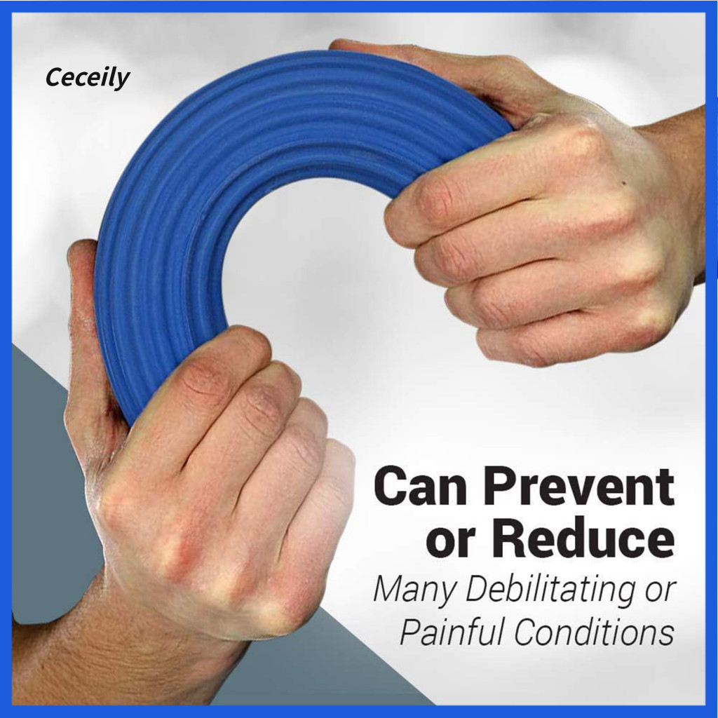Hand Exercise Bar Silicone Flex Therapy for Strength Training – Twist for Tennis Elbow Tendonitis Wrist Forearm Pain R