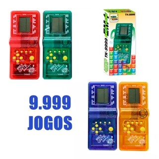 Vídeo Game Portátil Retrô com 9999 Jogos em 1 – Minigame Clássico Estilo Anos 90 Infantil e Adulto