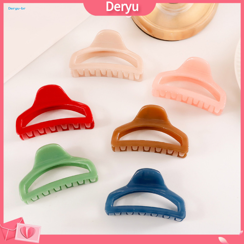 Hair Claw Clip for Thick Back Head for Long Lightweight Acrylic Shark with Hollow Design and Anti-slip Teeth for Women