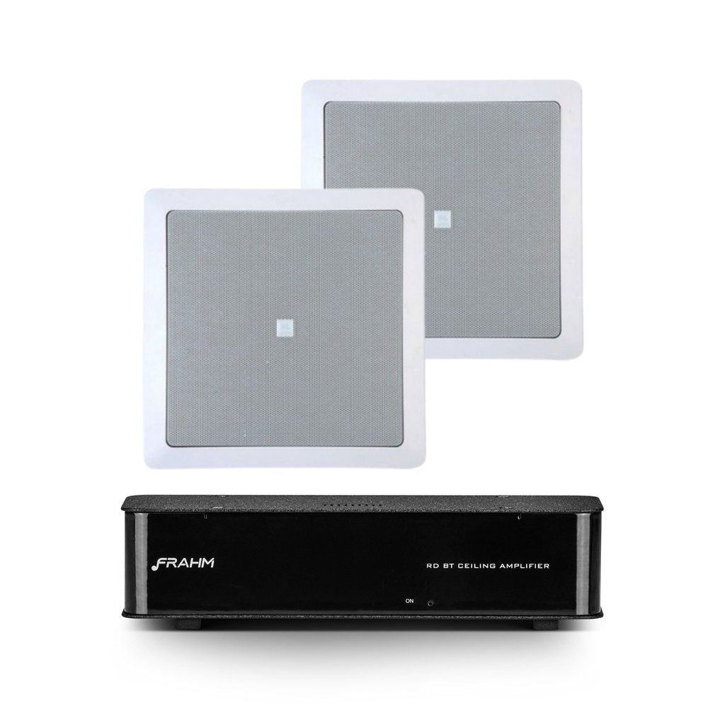 Kit Rd Bt Ceiling Amplifier Frahm + 2 Arandelas 6co1q Jbl