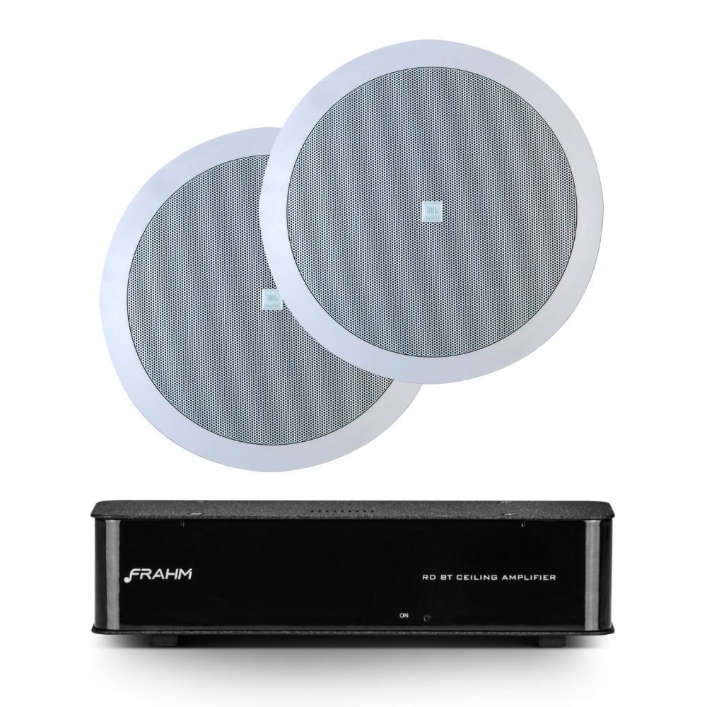 Kit Rd Bt Ceiling Amplifier Frahm + 2 Arandelas 6co2r JBL