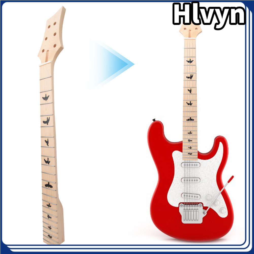Hlvyn-br 22 Fret Maple Wood Guitar Neck Substituição Elétrica com