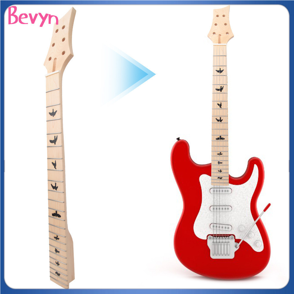 Bevyn-br 22 Fret Maple Wood Guitar Neck Substituição Elétrica com