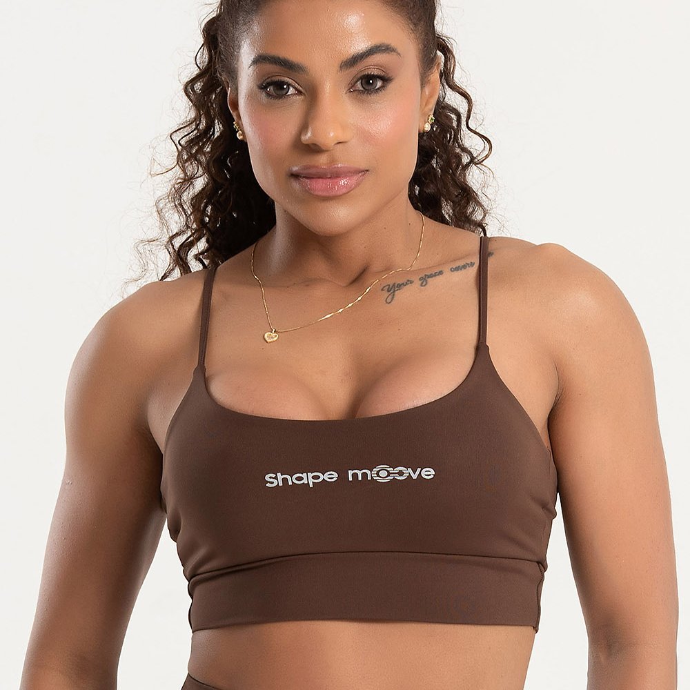 Top Fitness Feminino Expresso Em Poliamida Roupa De Ginastica Confortavel Para Yoga E Musculacao