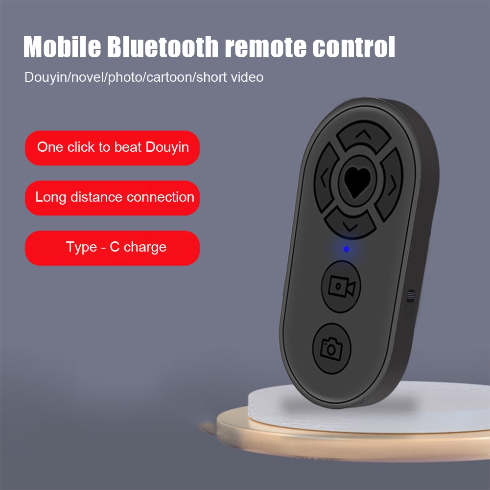 Telefone Celular GS Controle Remoto Bluetooth 7 Botões Carregamento De Fotos Sem Fio Auto-Gravação De Vídeo Página Flip Selfie