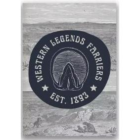 Quadro decorativo Western Legends estilo retrô (1 peça)