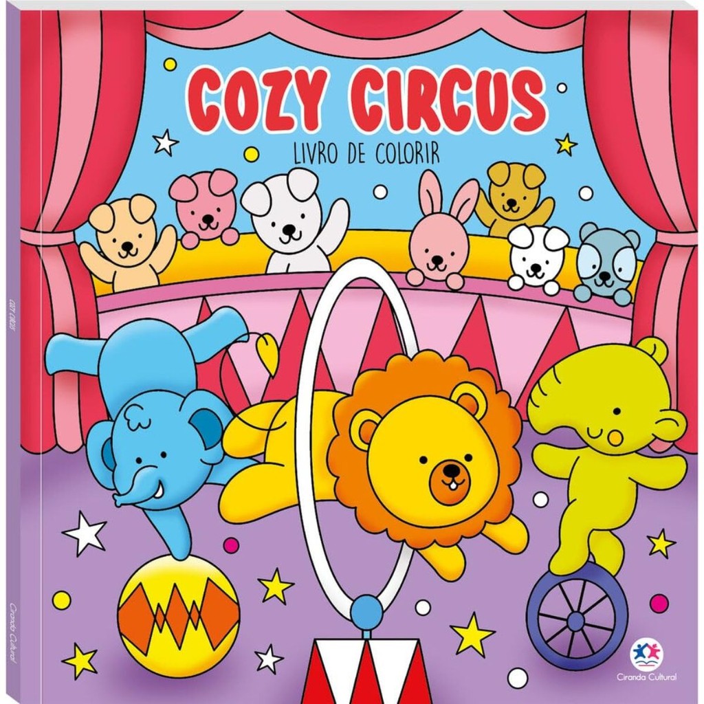 Livro Comfy & cozy books Cozy Circus | Para Colorir
