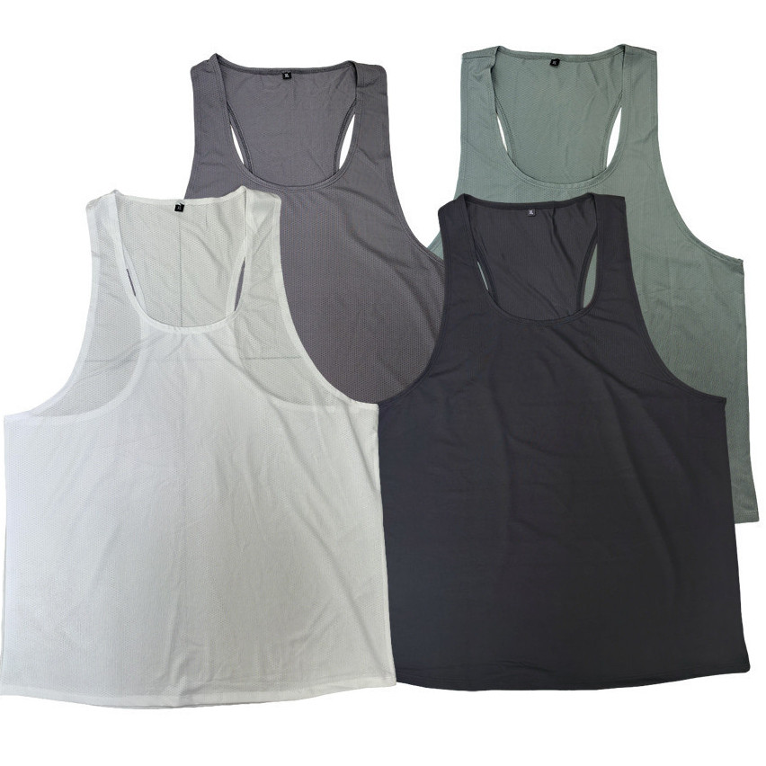 Marathon Running Tank TopMen Quick Dry Breathable Sports Vest 3QWD