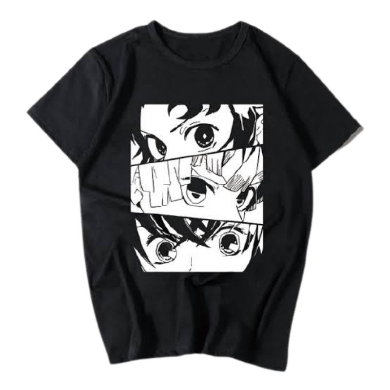 Camiseta Algodão Anime Demon Slayer Kimetsu No Yaiba Harajuku Homme