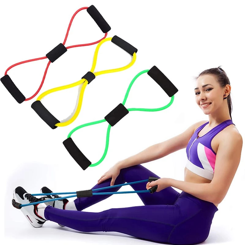Elástico Tensão Cross Tube Exercício Treino Em Casa Ombro Braço Glúteo Vermelho