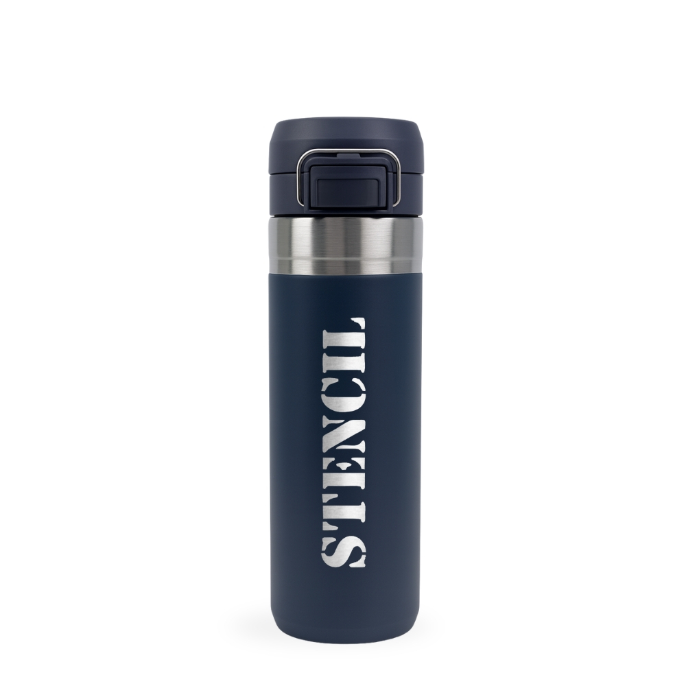 Garrafa Térmica QUICK Inox 800ml – com Gravação a Laser -  Estilo Premium, Mantém Quente & Gelado