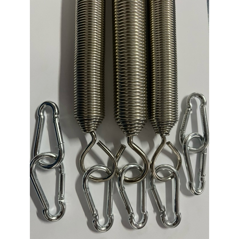 Molas de pilates, Para Cadillac e Reformer. KIT 2 molas+ mosquetão.