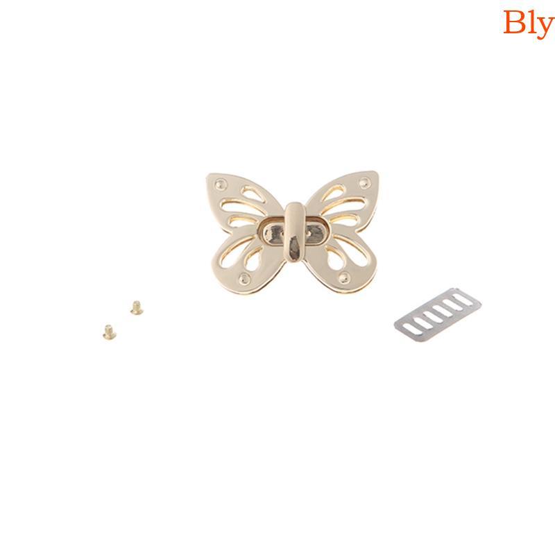 Bly Para Borboleta Metal Fecho Turn Twist Bolsa Ombro