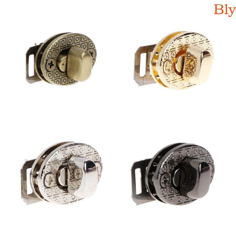 Bly Egg Shape Bag Twist 4 Cores Pequenas Ovais Para Estojo Fivela Liga
