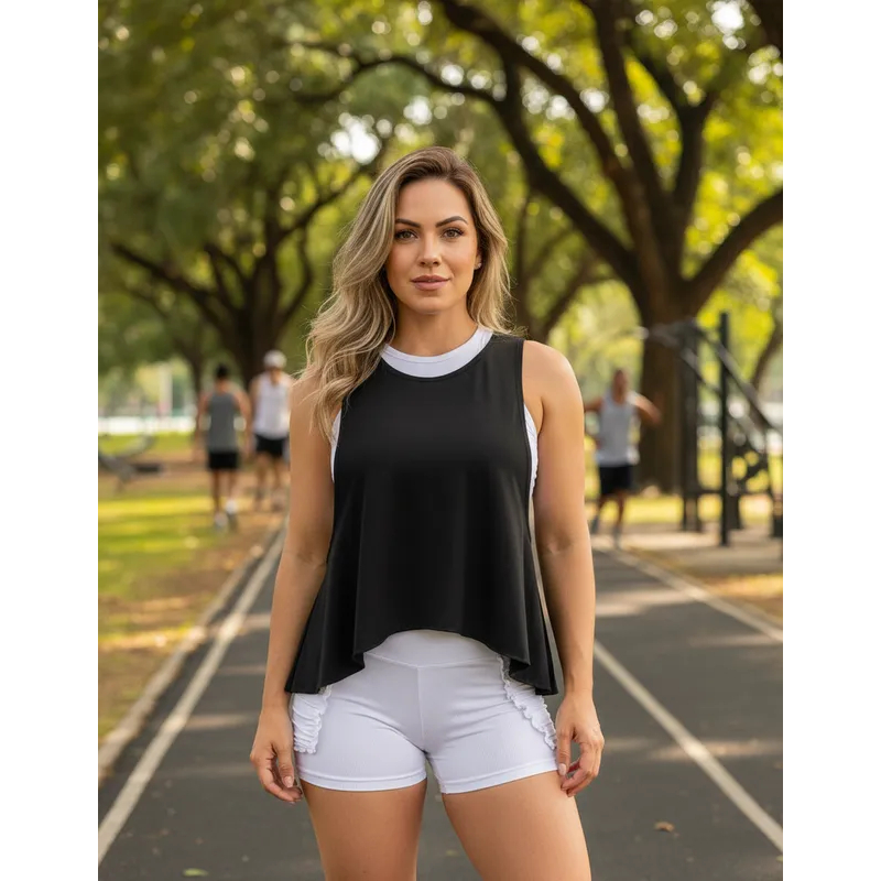 Kit 3 Regata Verão: Poliamida Antiodor, Cores Vibrantes e Proteção UV