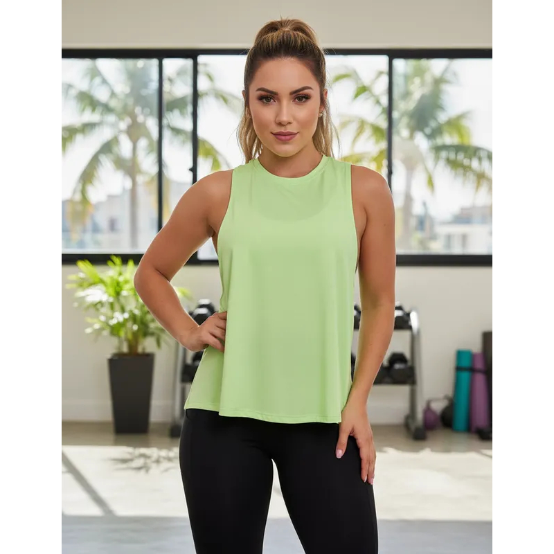 Regata Leve com Proteção UV - Cores Neon para Brilhar no Verão