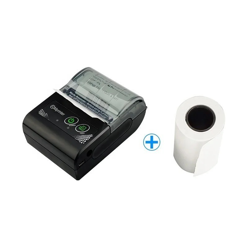 Mini Impressora Térmica Bluetooth Portátil 58mm Ios Android