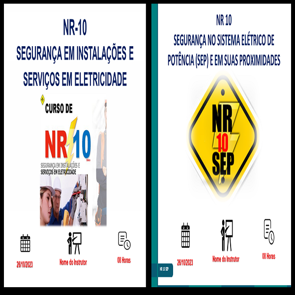 TREINAMENTOS EDITÁVEIS DE NR. 10 E SEP