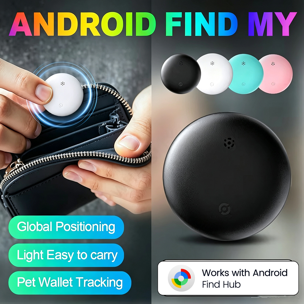 Rótulo de Localização Inteligente Bluetooth para Android, Rastreador de Chaves para Bagagens e Bolsas de Animais de