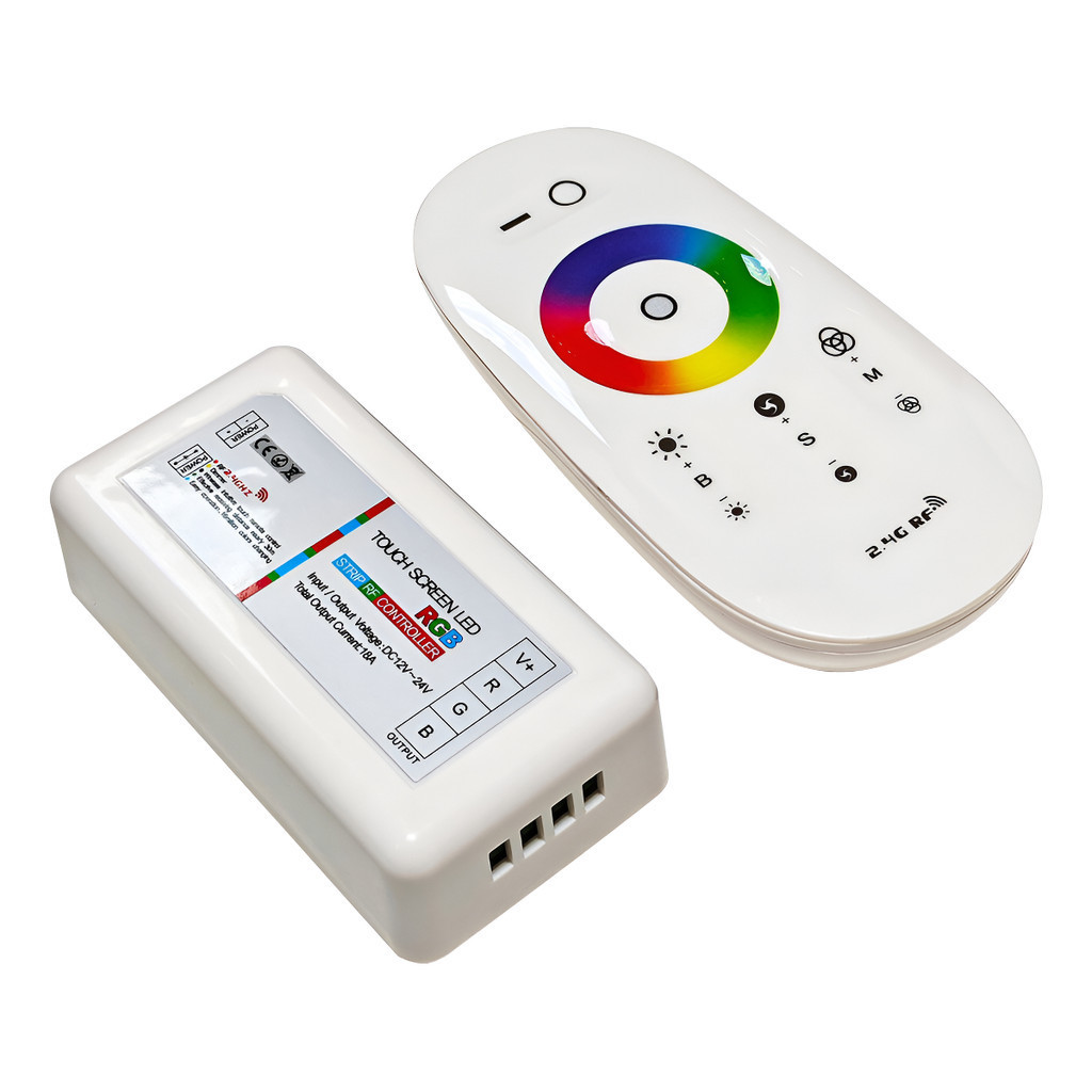 Controle Rgb Touch Wireless Luminária Tensão 12v Rgb