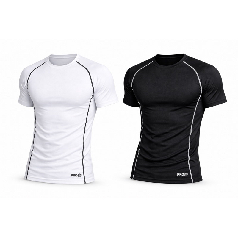 Camiseta Dry Fit Masculina Fitness Compressão Academia Manga Curta Esportiva Modeladora Running