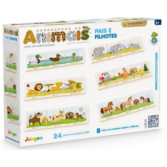 Conhecendo os Animais: Pais e Filhotes - Junges