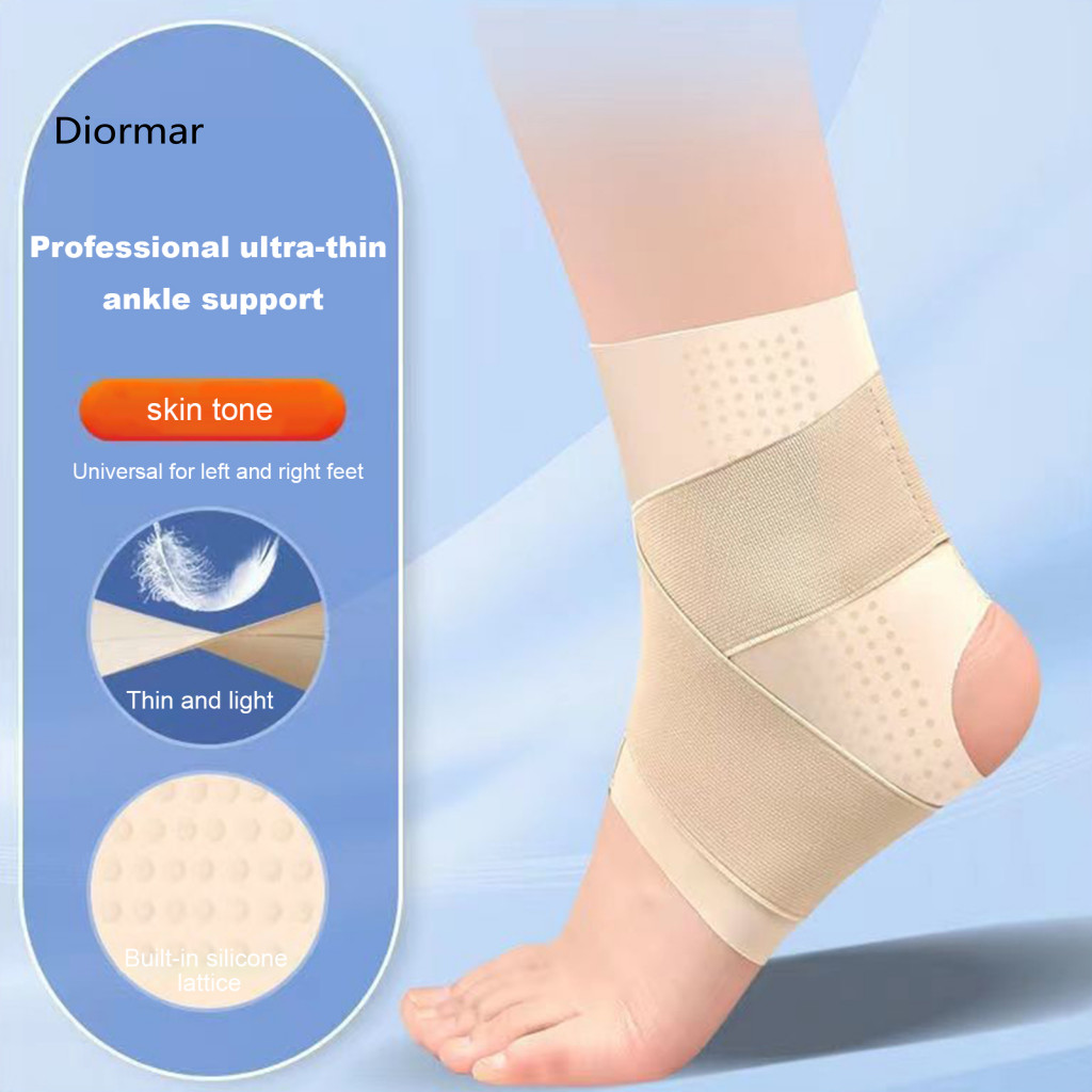 Compression Ankle Sleeve Achilles Tendon Support Brace Strap for Pain Relief Elastic Breathable Stabilizer for Arthritis