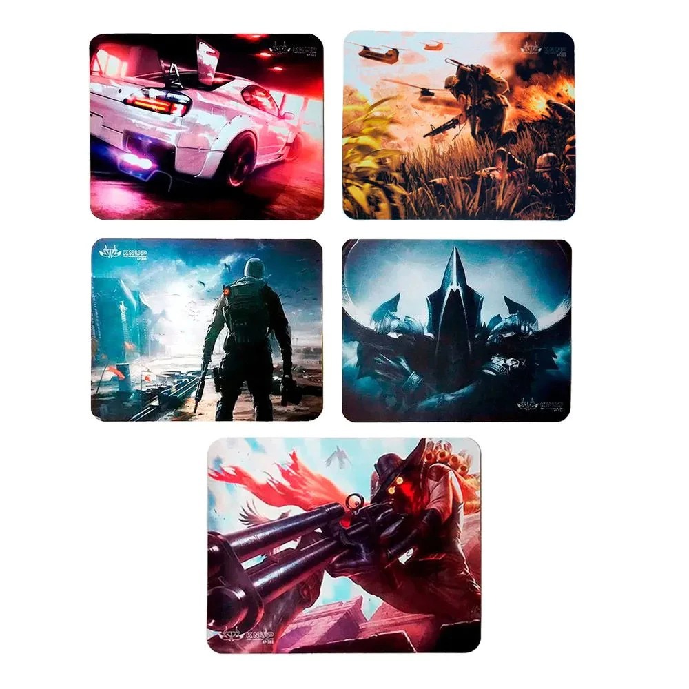 Mouse Pad Gamer Estampado 21X26 Compatível com Mouse Óptico e Laser - KP-S03 - KNUP