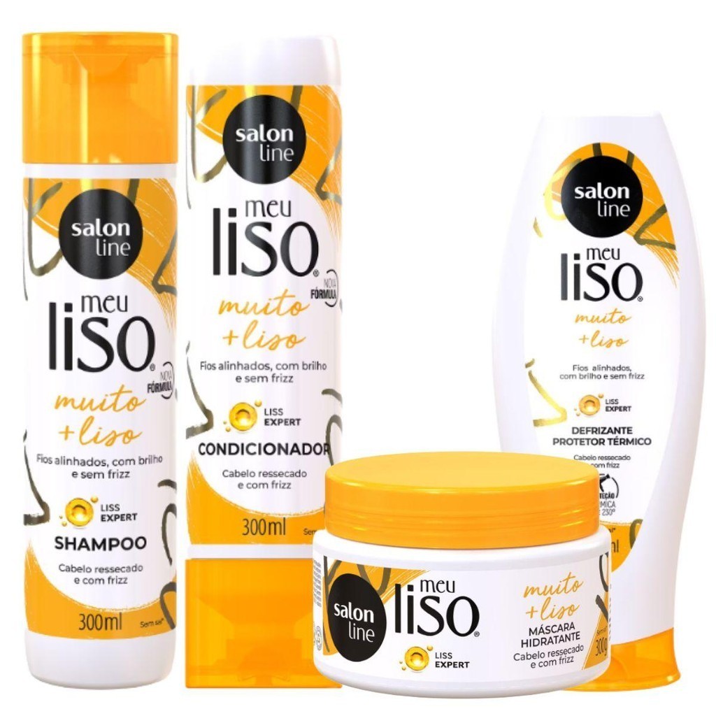 KIT SALON LINE MEU LISO MUITO + LISO C/4