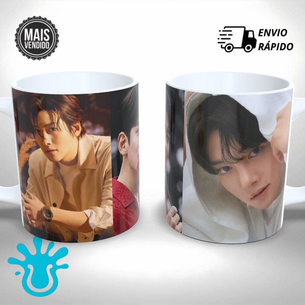 Caneca Personalizada Ji Chang Wook Presente