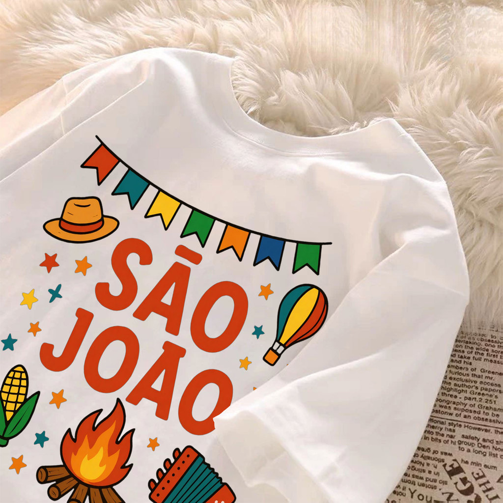 [Camiseta Premium Algodão]JOJO Women's Plus Size Printed T-Shirt From P to G3 Gym Workout 100% Premium Summer#3