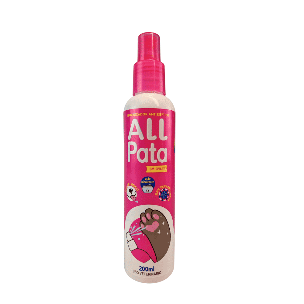 Alcat Pata Spray - Higienizador Limpa Patas Para Pets Cachorros E Gatos Catmypet Antisséptico All Pata