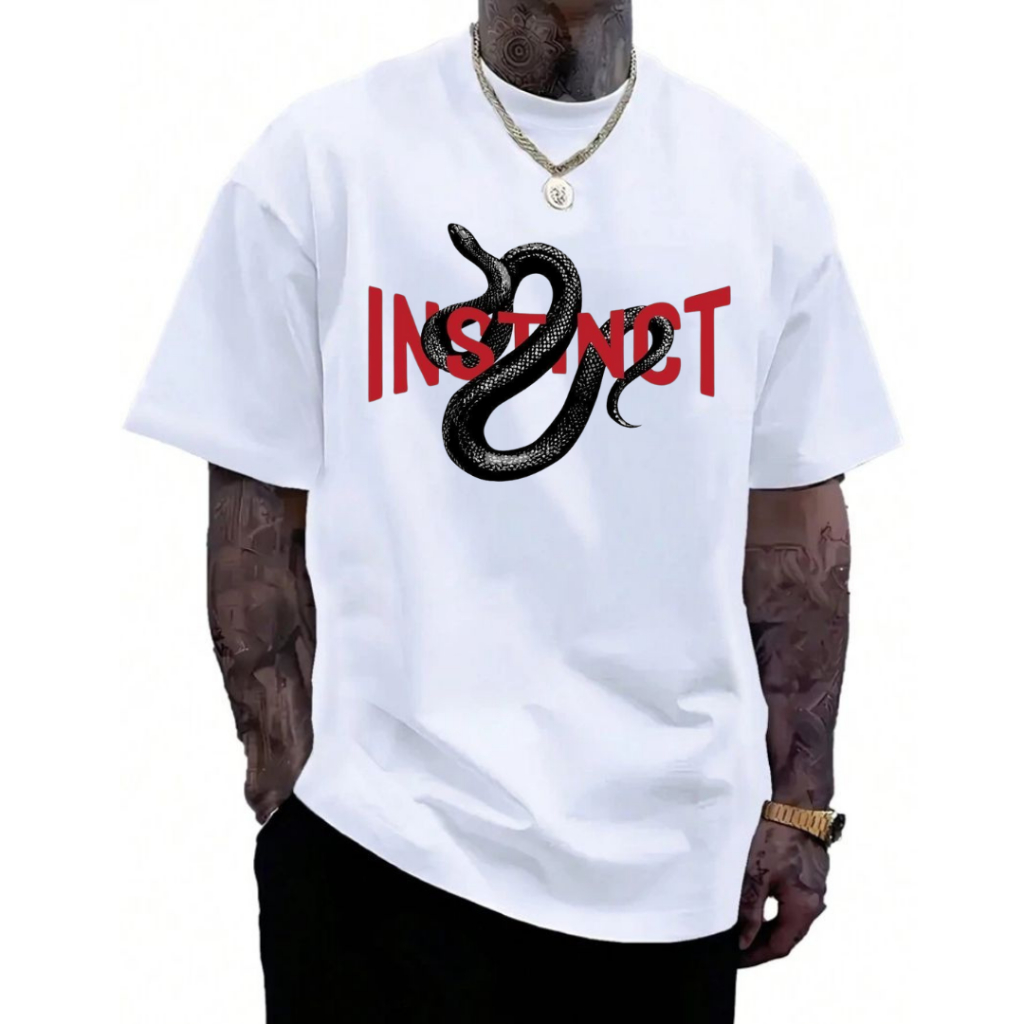 Camiseta Camisa Instinct Masculina Blusa Lançamento Verão Casual