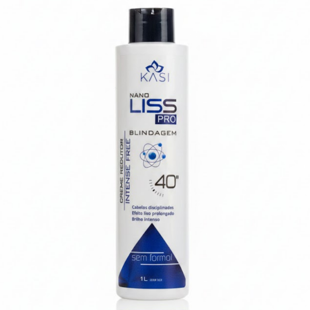Blindagem Redutora Nano Liss Kasi 1L | Redução de Volume, Alinhamento e Controle do Frizz