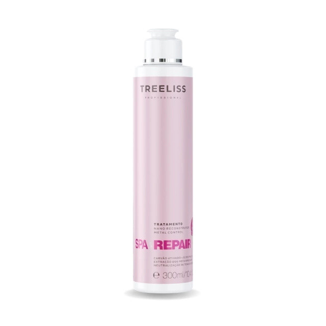 Tratamento Nano Reconstrutor 300ml - Reconstrutor Capilar Tratamento Metal Control Spa e Repair