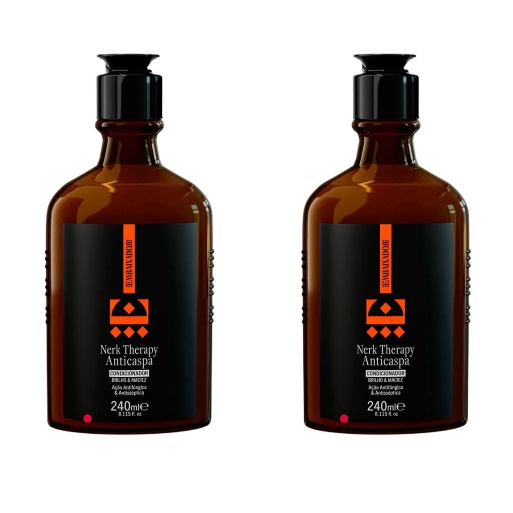 kit com 2 Condicionador Anticaspa Nerk Therapy Embaixador 240ml