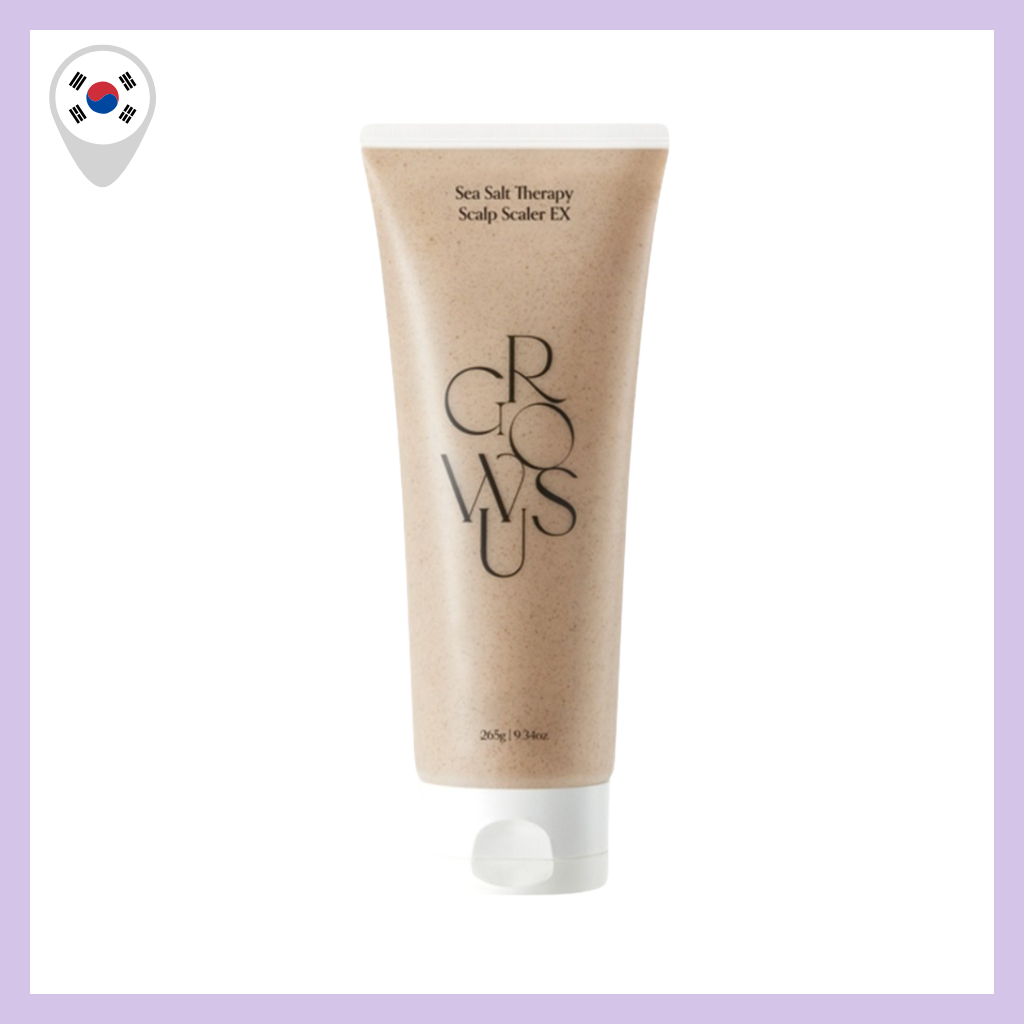 [Growus] Sea Salt Therapy Scalp Scaler EX 265g-Cuidado Funcional Anti-Queda , Limpeza Profunda Mineral E Esfoliante Para