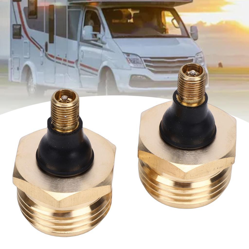 Aumotop RV Winterizing Bronze Blow Out Plug Adapter para campistas TrailersWater Sprinkler Uso versátil em múltiplas
