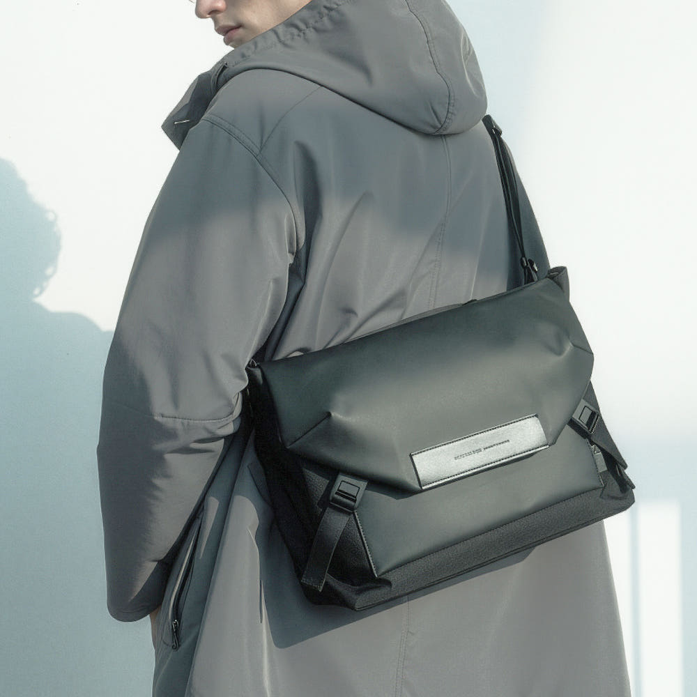 MATHEMATIK Fabricado Na Coreia Hawk C1 Bolsa Mensageiro De 15 Polegadas Para Laptop Crossbody De Ombro Homens Escritório Faculdade