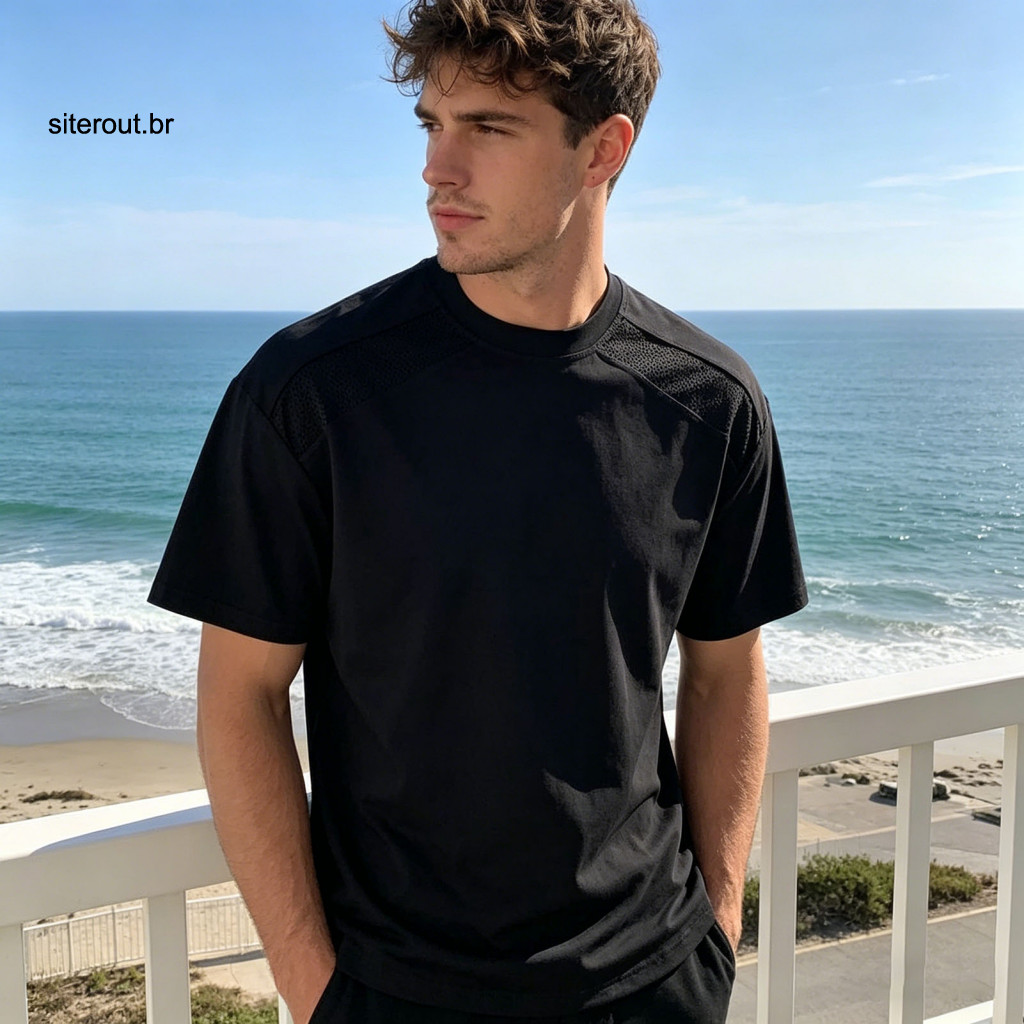 Comfortable Men Shirt Summer Fitness Men's Athletic T-shirt Quick-dry Breathable Gym Tee with Shoulder Mesh Loose Fit Cr