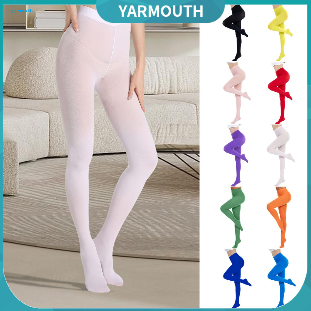 Non-slip Pantyhose Women Women’s High Waist – Thin Elasticity Solid Candy Colors Anti-slip Tights for Wear Cosplay P