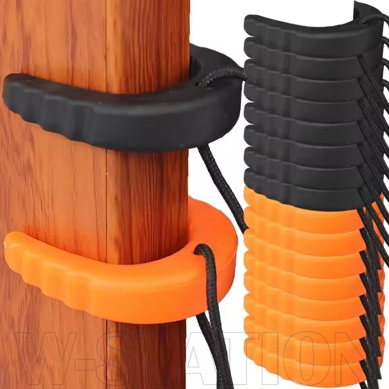 Batente De Porta Em Forma De C De 2-1 Unidade-Com Cabo De Nylon-Braçadeira Anticolisão-Jam TPU-À Prova De Colisão-Doorst