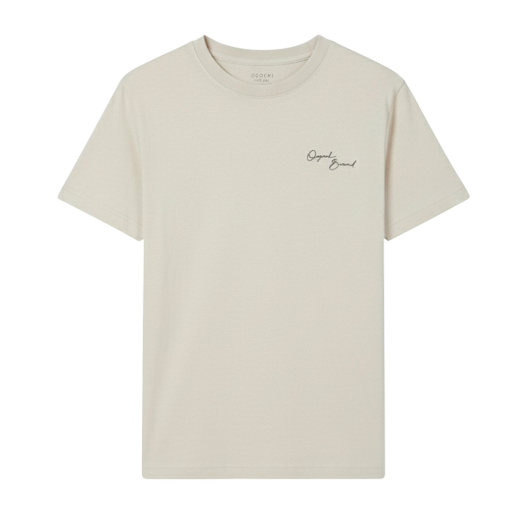 Camiseta Ogochi Infantil Bege Logo Og Brand 02/10