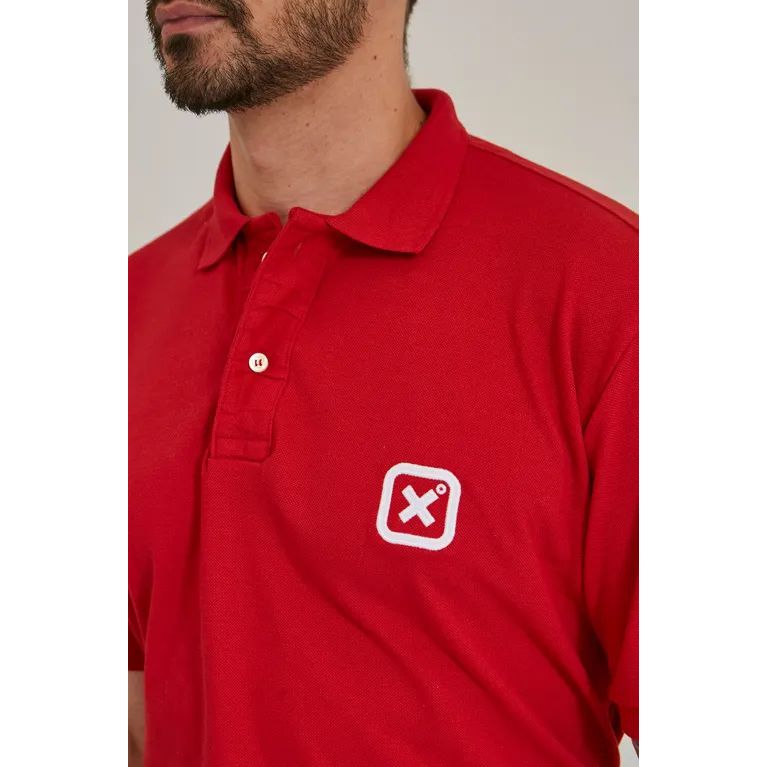Camisa Polo Masculina Custom Logo Bordado X Txc Brand Vinho