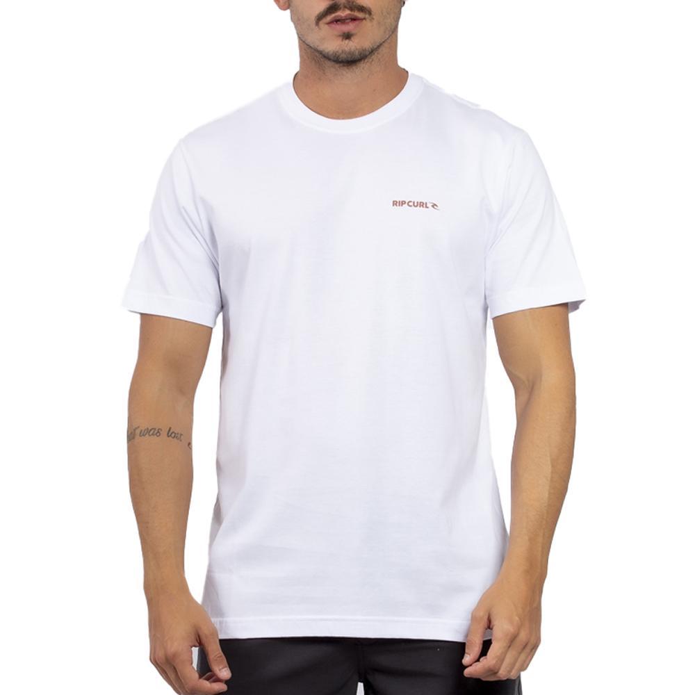 Camiseta Rip Curl Brand Logo WT24 Masculina White